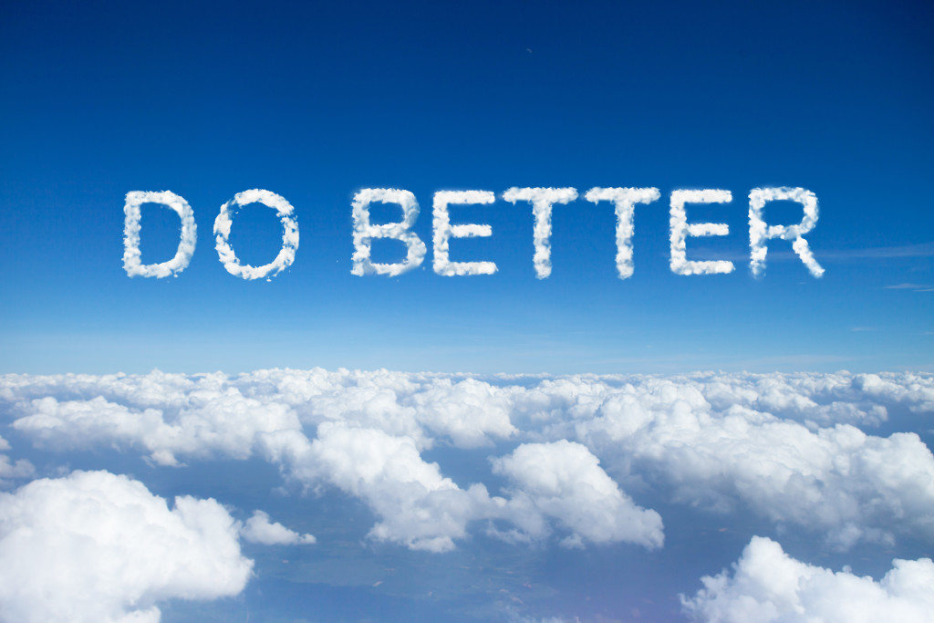 Do better clouds word on sky over clouds.